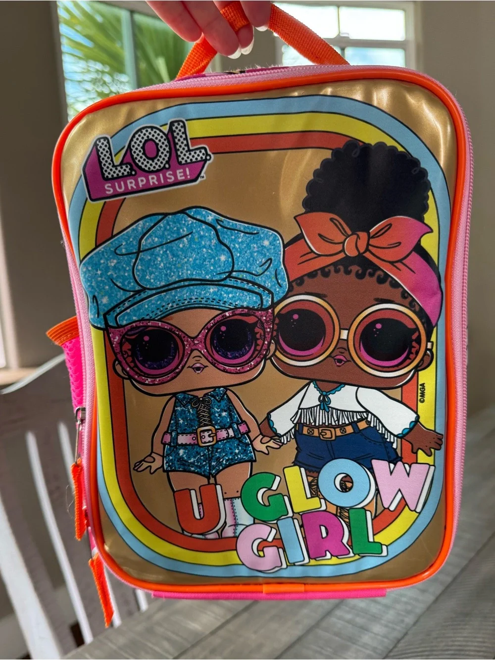 L.O.L. Surprise! Kids Golden Hour U Glow Girl Insulated Lunch Box/Bag Snack Tote